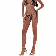 Γυναικείο μαγιό Bikini Bottom με κορδόνι Animal print BRAZILIAN CAT POWER Bluepoint 25065021-18 ΚΑΦΕ