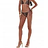 Γυναικείο μαγιό Bikini Bottom με κορδόνι Animal print BRAZILIAN CAT POWER Bluepoint 25065021-18 ΚΑΦΕ