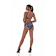 Γυναικείο μαγιό ψηλόμεσο bikini bottom με σούρα SAFARI CHIC Bluepoint 25065045-25 ΣΙΕΛ