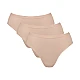 Γυναικεία slip 3 PACK 3 τεμαχίων Sloggi GO Daily Cotton TAI 10222331-00LG ΜΠΕΖ