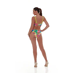Γυναικείο μαγιό Bikini Top EXOTIC CHARM Strapless Μπανέλα Bluepoint 25066150D-16  D Cup ΛΑΧΑΝΙ