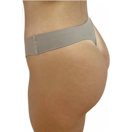 Γυναικείο Εσώρουχο Slip laser cut 3PACK Slip String IDER 3002-3P-LC ΜΑΥΡΟ-ΓΚΡΕΖ-SKIN