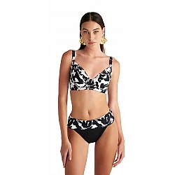 Γυναικείο μαγιό bikini bottom με Μπάσκα BLU4U 25365126-02 ΜΑΥΡΟ