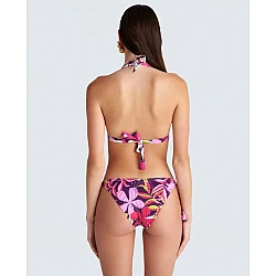 Γυναικείο Μαγιό Bikini set Σταθερό Tρίγωνο Πάνω - με κορδόνι Κάτω Blu4u 25357701D-11 CUP D ΜΩΒ-ΦΟΥΞΙΑ