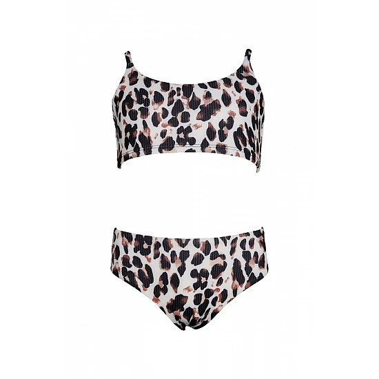 Κοριτσίστικο μαγιό set ANIMAL PRINT 4-12 Ετών Blu4u 24315700-03 ΚΑΦΕ