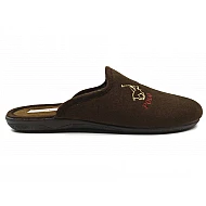 Ανδρική παντόφλα ADAM'S 742-6505 καφέ