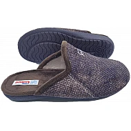 Ανδρική Χειμερινή παντόφλα ADAM'S 1-701-21501-15 Καφέ