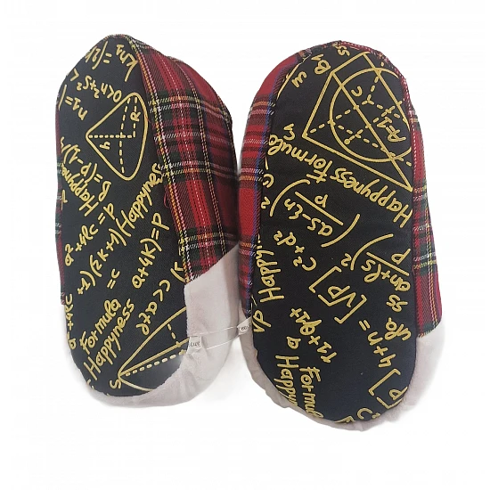 Unisex Χειμερινή Παντόφλα Άγιος Βασίλης 35-41 Mad House ADAM'S 514-24510 Λευκό Κόκκινο