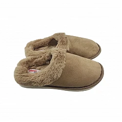 Γυναικεία Παντόφλα Χειμερινή Ραμμένη ADAM'S 903-25503 ΜΠΕΖ