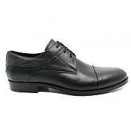 Ανδρικό Παπούτσι Δερμάτινο Κουστουμιού DERMA SHOES-DS035 ΜΑΥΡΟ