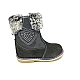 Παιδικό bebe δερμάτινο  μποτάκι Adam's 519-17610 γκρι