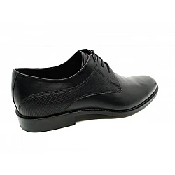 Ανδρικό Παπούτσι Δερμάτινο Κουστουμιού DERMA SHOES 39-1 ΜΑΥΡΟ