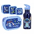 Παιδικό LUNCH SET 5 LUNCH BOX SNACK BOX και Μπουκάλι Παγούρι Νερού Αλουμινίου Disney Stitch 565468 ΜΠΛΕ