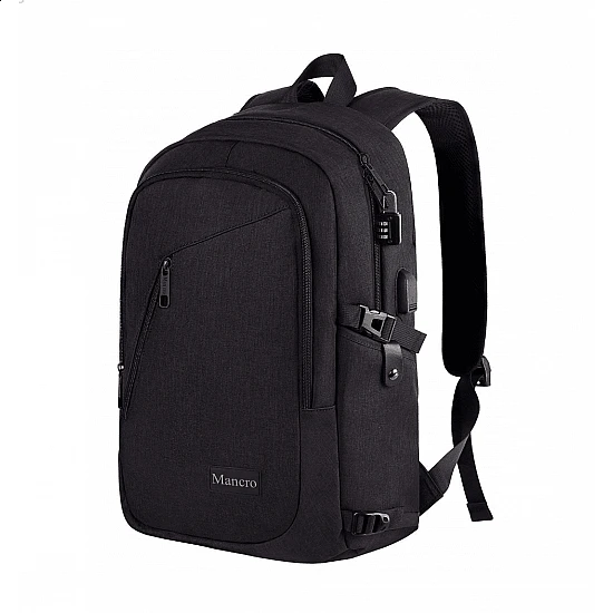 Σακίδιο πλάτης 20L Laptop 15,6” Mancro 1006 μαύρο