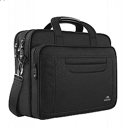 Υφασμάτινος Χαρτοφύλακας Matein 17'' laptop 21L 1172 μαύρο