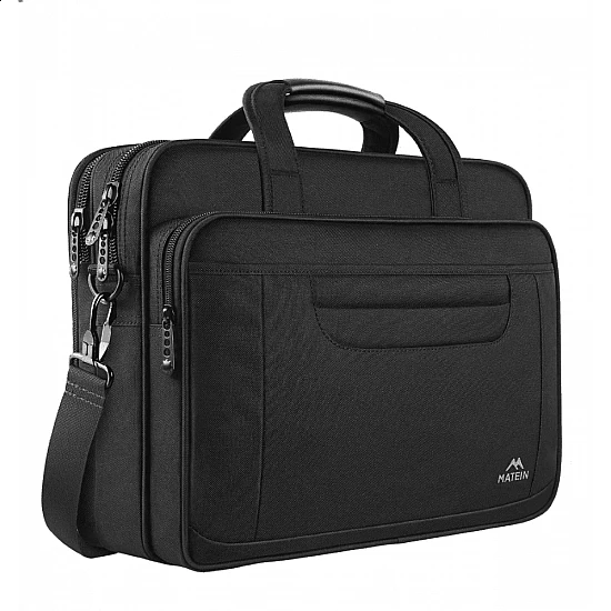 Υφασμάτινος Χαρτοφύλακας Matein 17'' laptop 21L 1172 μαύρο
