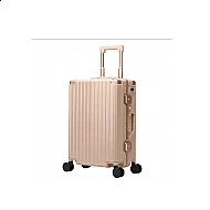 Βαλίτσα Bopai 33-859208 χειραποσκευή καμπίνας 55x22x36 cm ροζ χρυσό