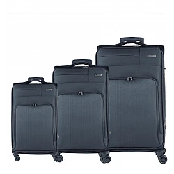 Βαλίτσες trolley (σετ 3 τεμαχίων) Cardinal 3700 55x23x37 cm + 66x25x40 cm + 77x30x46 cm σκούρο μπλέ