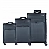 Βαλίτσες trolley (σετ 3 τεμαχίων) Cardinal 3700 55x23x37 cm + 66x25x40 cm + 77x30x46 cm σκούρο μπλέ