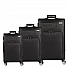 Βαλίτσες trolley (σετ 3 τεμαχίων) Cardinal 3700 55x23x37 cm + 66x25x40 cm + 77x30x46 cm μαύρη