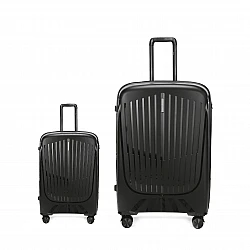 Σετ Βαλίτσες Cardinal 4005 καμπίνας μεγάλη 75,5x31,5x50 cm + 55x40x20 cm μαύρο
