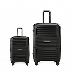 Σετ Βαλίτσες Cardinal 4006 καμπίνας μεγάλη 75,5x31,5x50 cm + 55x40x20 cm μαύρο
