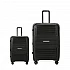 Σετ Βαλίτσες Cardinal 4006 καμπίνας μεγάλη 75,5x31,5x50 cm + 55x40x20 cm μαύρο