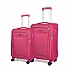 Βαλίτσα trolley Spectra Cardinal 5000 μικρή μεσαία 55x23x37 cm + 66x25x40 cm μαύρη