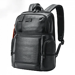 Δερμάτινο Σακίδιο πλάτης 28L 17,3” Bopai 61-121971 μαύρο