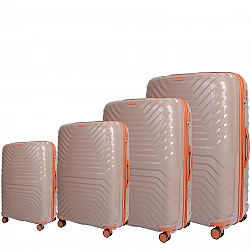 Σετ Βαλίτσες Τετράδα 7000 Cardinal 56,5x24,5x37 cm + 66,5x27,5x51 cm + 76X32,5X51 cm + 86x36x56 cm μπεζ