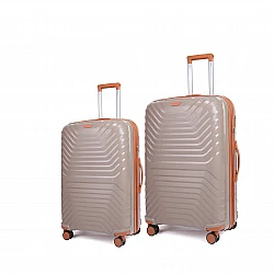 Σετ Βαλίτσες Cardinal 7000 μεσαία μεγάλη 76x32,5x51 cm + 66,5x27,5x45 cm μαύρο