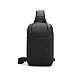 Τσαντάκι ώμου χιαστί crossbody Bange 8031 μαύρο