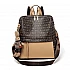 Γυναικείo Σακίδιο Πλάτης PVC Foxer 9151057F καφέ