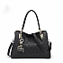 Δερμάτινη Γυναικεία Τσάντα Shopper 'Ωμου Foxer 962061F μαύρο