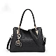 Δερμάτινη Γυναικεία Τσάντα Shopper 'Ωμου Foxer 962061F μαύρο