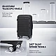 Βαλίτσα καμπίνας N1312 Newcom 50x22x36 cm μαύρο