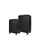 Βαλίτσες σετ Newcom N1312 μικρή μεσαία 50x22x36 cm + 61x25x43 cm μαύρο