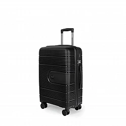 Βαλίτσα ταξιδιού καμπίνας N1594 Newcom 55x21x36,5 cm μαύρο