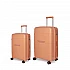 Βαλίτσα σκληρή Newcom N1595 (PP) μικρή μεσαία 55,5x23x34,5 cm + 66x25,5x43x5 cm Πράσινο