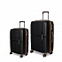 Βαλίτσα σκληρή Newcom N1596 (PP) μικρή μεσαία 56x22x37 cm + 67x22,5x43 cm μαύρο