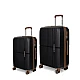 Βαλίτσα σκληρή Newcom N1596 (PP) μικρή μεσαία 56x22x37 cm + 67x22,5x43 cm μαύρο