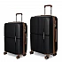 Βαλίτσες σκληρές Newcom N1596 (PP) μεσαία μεγάλη 67x22,5x43 cm + 76x29x49 cm μαύρο