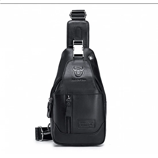 Δερμάτινο τσαντάκι body Bull Captain XB 095 μαύρο