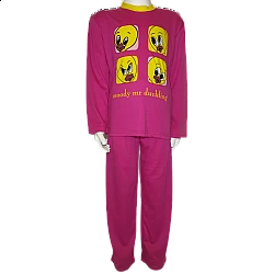Παιδική κοριτσίστικη πυτζάμα tweety Lydia Creations 4700 Φούξια