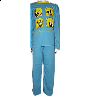 Παιδική κοριτσίστικη πυτζάμα tweety Lydia Creations 4700 Γαλάζιο