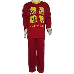 Παιδική κοριτσίστικη πυτζάμα tweety Lydia Creations 4700 Κόκκινο