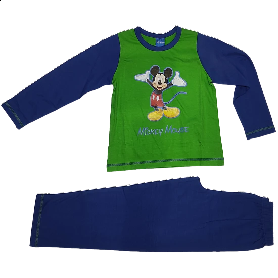 Παιδική αγορίστικη πυτζάμα Mickey Minerva 1000058 Μπλε-πράσινο