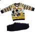 Παιδική αγορίστικη πυτζάμα Mickey Disney WD100174 Κίτρινο-μπλε σκούρο