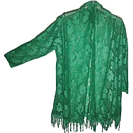 Γυναικεία Πουκαμίσα θαλάσσης Beachwear διάφανη YF 83699 Πράσινο
