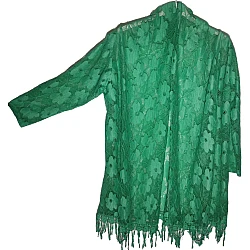 Γυναικεία Πουκαμίσα θαλάσσης Beachwear διάφανη YF 83699 Πράσινο